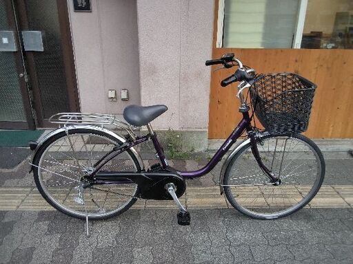 ❮本体のみ❯[Panasonic]ViVi YX 26吋電動アシスト自転車(グラマラスパープル)
