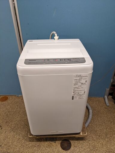 2019年製 Panasonic パナソニック big wave wash 6kg 全自動電気洗濯機 NA-F60B13 からみほぐし ビッグウェーブ洗浄