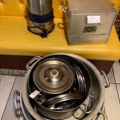 [プロ仕様][無料]大きな鍋と電動臼