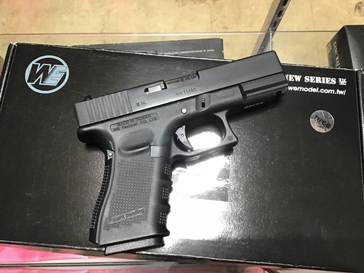 WE GLOCK19 WE-G003B-BK ガスガン