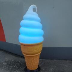 日世　LED加工品　ソフトクリームライト　スタンド　看板
