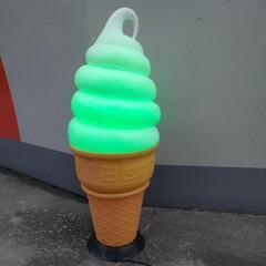 日世　LED加工品　ソフトクリームライト　スタンド　看板