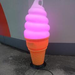 日世　LED加工品　ソフトクリームライト　スタンド　看板