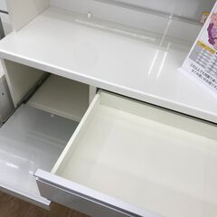 ☆ジモティ割あり☆ パモウナ 食器棚 白 H215×W100×D44 クリーニング済み