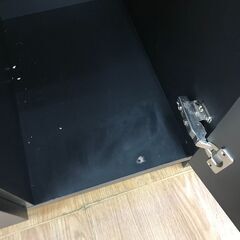 ☆ジモティ割あり☆ 土井インテリア 食器棚 茶 H184×W89×D45 クリーニング