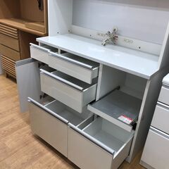 ☆ジモティ割あり☆ 高橋木工 食器棚 W120×D51×H201 クリーニング済み