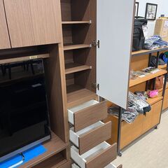 背面収納付き❕テレビボード❕ゲート付き軽トラ”無料貸出❕購入後