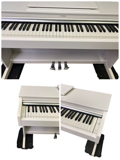 YAMAHA ヤマハ 電子ピアノ YDP-163WH ARIUS アリウス 2016年製 動作