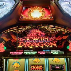 ツインドラゴンハナハナ パチスロ実機 スロット実機