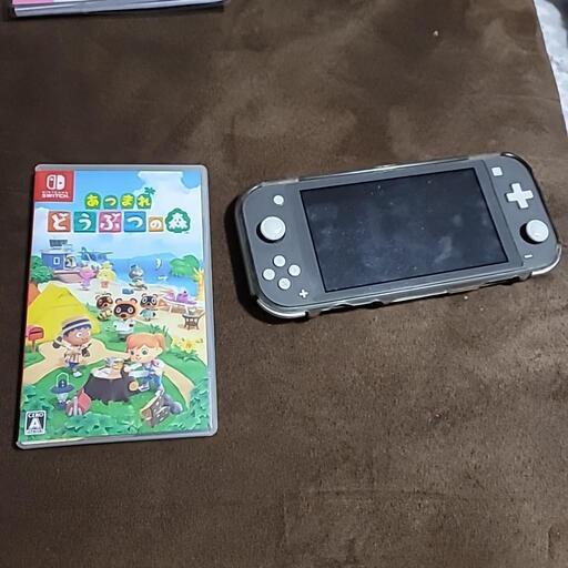 任天堂スイッチライト グレー  あつ森ソフト付き