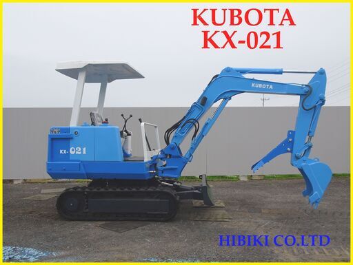 クボタ　油圧ショベル（ミニユンボ） KU(BUTA　KX021　全国発送承ります/ガチャック仕様/シリンダーオイルシール全交換済み