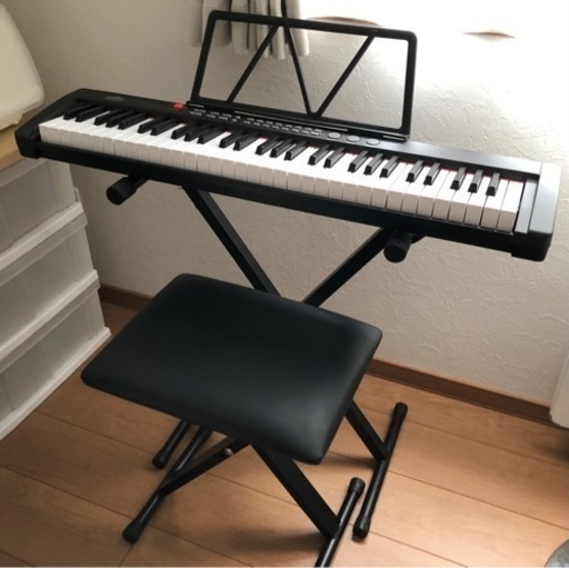 RIZKIZ 電子キーボード スリムサイズ　一式セット