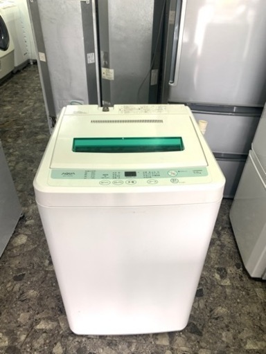 北九州市内配送無料　保証付き　AQUA アクア AQW-S50A-W [簡易乾燥機能付き洗濯機（5.0kg)]