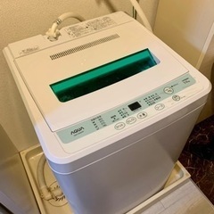 【AQUA】洗濯機　一人暮らし　AQUA AQW-S50A