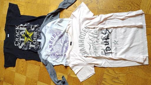 GRANRODEO(谷山紀章、飯塚昌明)  LIVE  TOUR 2012〜2013 CRACK STAR TOURS  ツアーTシャツ2枚、ラグランTシャツ、マフラータオル、リストバンド