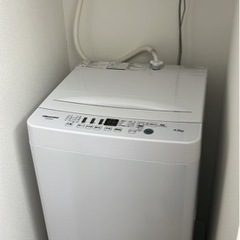 【ネット決済】洗濯機 4.5kg 2021年購入