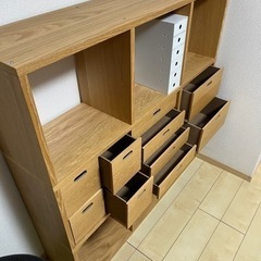 【無印良品】スタッキングシェルフ＋チェスト＋小物収納BOXセット