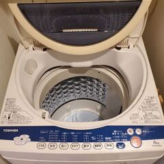 洗濯機　洗濯・脱水容量 6.0kg