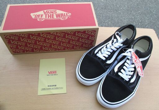 ☆ヴァンズ バンズ VANS オールドスクール OLD SKOOL VN000D3HY28 スニーカー 27.0cm ブラック/ホワイト◆さまざまなファッションにもマッチ