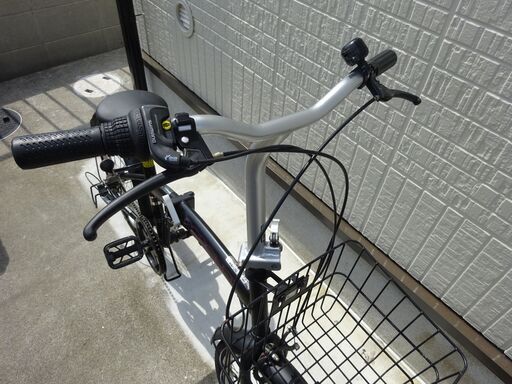 防災サイクル AERO 20型6段変速・LEDオートライト付ノンパンク 