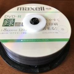 DVD-R 個別ケース入り7枚、まとめケース入り24枚