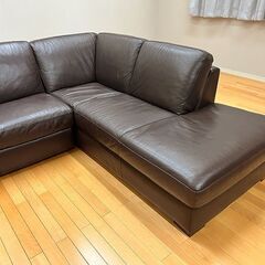 ITAL SOFA コーナーソファ 革製 (セパレートタイプ)-クロスバイク22インチ自転車