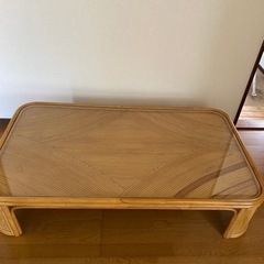 【取引終了】竹製ローテーブル