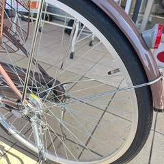 ☆557　ウェルビー　シティサイクル（茶色）26インチ【リサイクルマート鹿児島宇宿店】