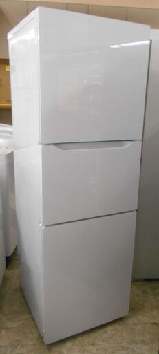 TWINBIRD 3ドア冷蔵庫 自動製氷  ガラスドア 切替室 199L 2018年製 HR-E919型