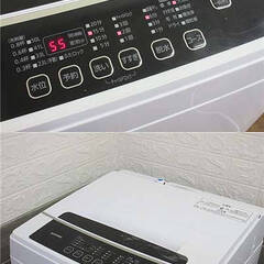 ss5124　アイリスオーヤマ　全自動洗濯機　IAW-T602E　6kg　分解清掃済み　IRIS OHYAMA　縦型　洗濯機　ホワイト×ブラック　ステンレス槽　部屋干しモード　チャイルドロック　予約タイマー