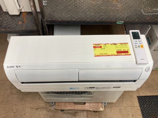 K04262　三菱　中古エアコン　主に6畳用　冷房能力　2.2KW ／ 暖房能力　2.2KW