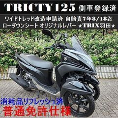 【ネット決済】【普通免許仕様】トリシティ125ワイドトレッド側車...