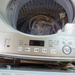 分解清掃済！　2割引きで販売中！32,978円→26,382円！SHARP　シャープ　6.0ｋｇ　全自動洗濯機　ES-GE6D　穴なし槽　ほぐし運転　2020年製