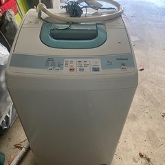 【無料】HITACHI5kg 洗濯機