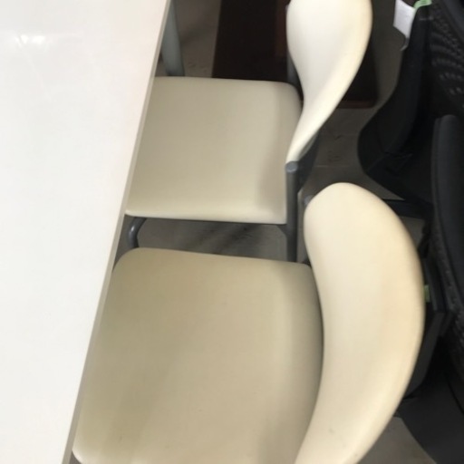 K2306-229 ダイニングテーブル チェア3脚セット 傷、汚れあり K2306-229 ダイニングテーブル チェア3脚セット 傷、汚れあり