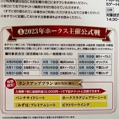 ソフトバンク戦 PayPayドーム 6/7,28 7/5 8/9...