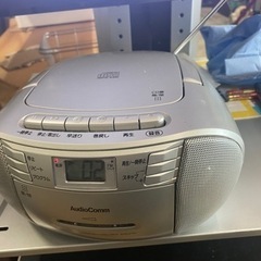 オーム電機　RCD-1016ZYD-S　CDラジオカセットレコー...