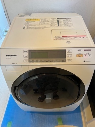 Panasonicドラム式全自動洗濯乾燥機　2015年式　洗濯10キロ/乾燥6キロ