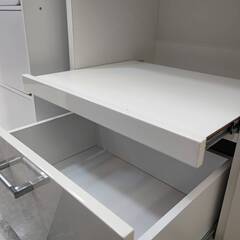 ☆浅川木工/2面食器棚/シンプルデザイン/№4498☆