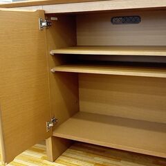 ★ジモティ割あり★ カリモク チターノ サイドボード ブラウン H90.5×D42×W137 クリーニング済み YJ182 ☆ジモティ割あり☆ カリモク チターノ サイドボード ブラウン H90.5