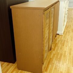 ☆ジモティ割あり☆ カリモク チターノ サイドボード ブラウン H90.5