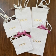 Dior コスメのショッパー　5枚セット