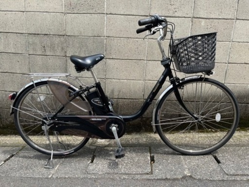 【電動自転車】美品❗️26インチ　パナソニック製ビビDX 8.9ah新品バッテリー付スペアキーあり　若林自転車　膳所店　SALE❗️