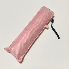 美品✨ ピンク ストライプ 折り畳み傘