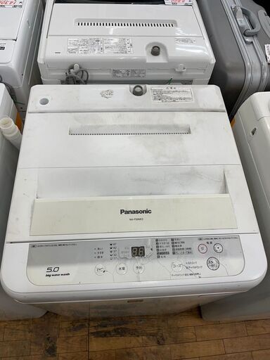 外置き品の為格安!!　洗濯機　No.4582　Panasonic　2016年製　5kg　NA-50ME3　【リサイクルショップどりーむ鹿大前店】