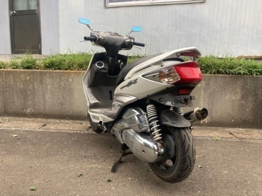 軽整備済み‼️シグナスx 社外マフラー アルミステップ メッキカバー