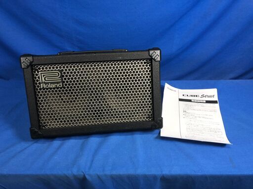 【動作保証あり】Roland ローランド CUBE Street 乾電池駆動 パワードアンプ【管理KRK809】