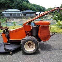 草刈り機 自走式歩行用 実働！！ 円盤モア 牧草モア お買い得品！！