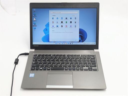 送料無料 保証付 高速SSD 13.3型 ノートパソコン 東芝 R63/B 中古美品 第6世代 Core i5 8GB 無線 Bluetooth Windows11 Office済