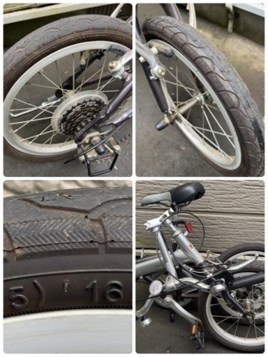 折りたたみ自転車 折りたたみ自転車 16インチ シマノ 6段変速 ミニベロ 